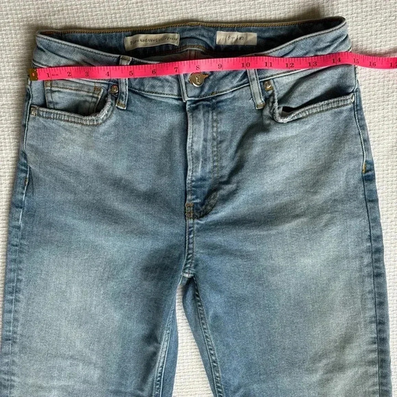 pilcro and the letterpress jeans 27 Embroidered Boho 70s Artsy Cottagecore - Picture 5 of 7